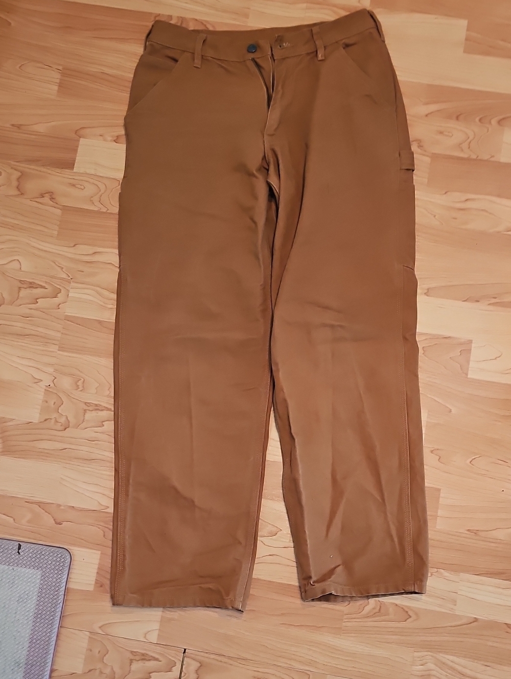 Dakota Men's Brown Work Pants - Classic Straight Fit